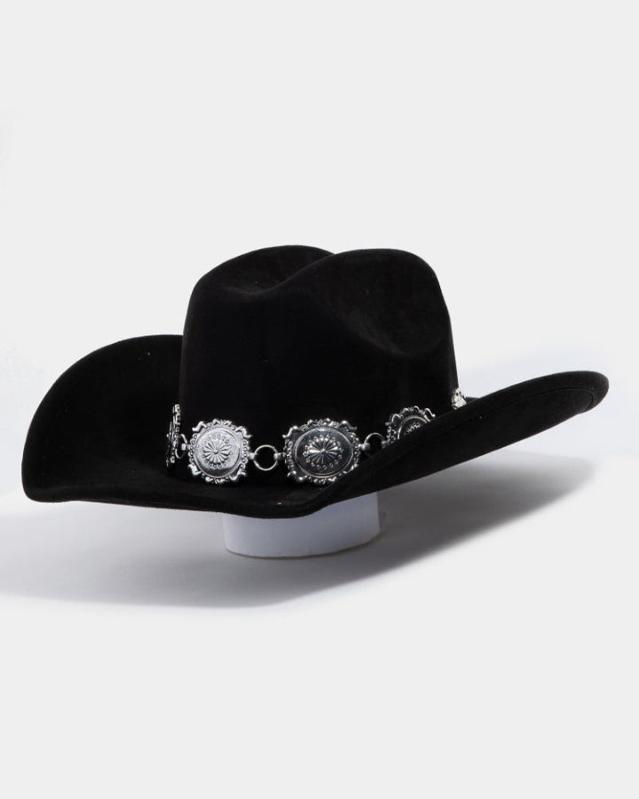 Black Chain Cowboy Hat