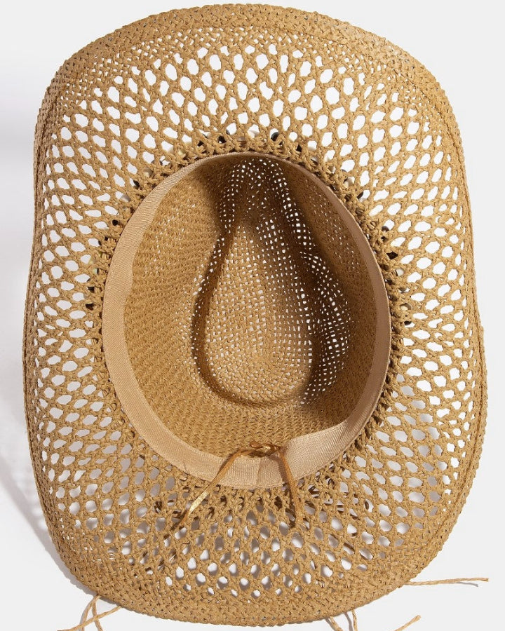 Beaded Puka Shell Cowboy Hat
