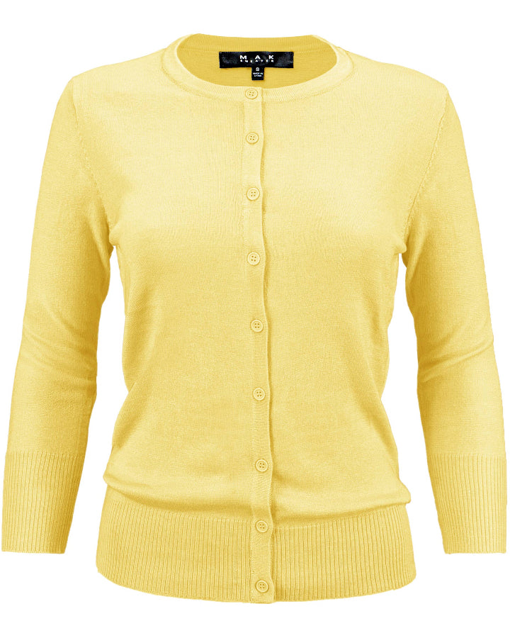 Butter Yellow Betty Cardigan