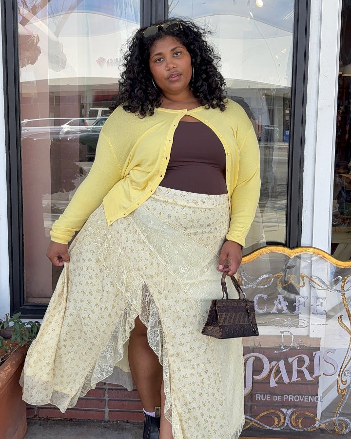 Butter Yellow Betty Cardigan
