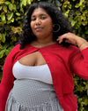 Red Betty Cardigan