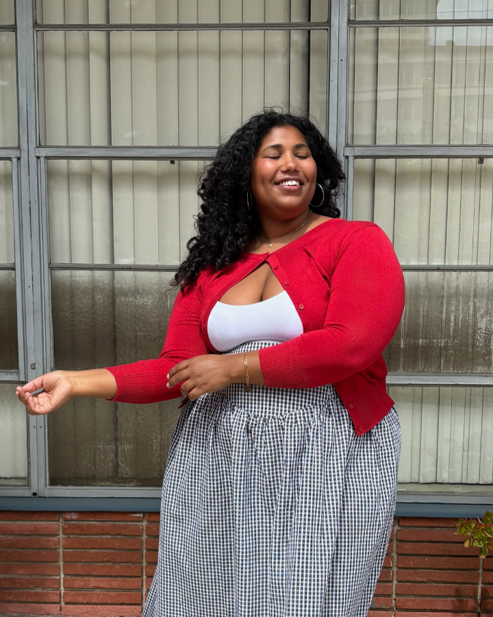 Red Betty Cardigan