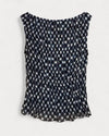 Blackberry Gingham Smocked Tank
