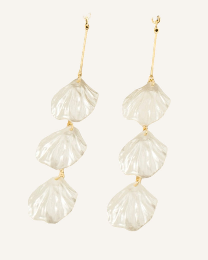 Acrylic Petal Dangle Earrings