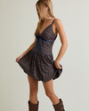 Plaid Bubble Mini Dress
