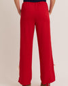 Red Bow Side Track Pants