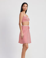 Gingham Bias A Line Skirt