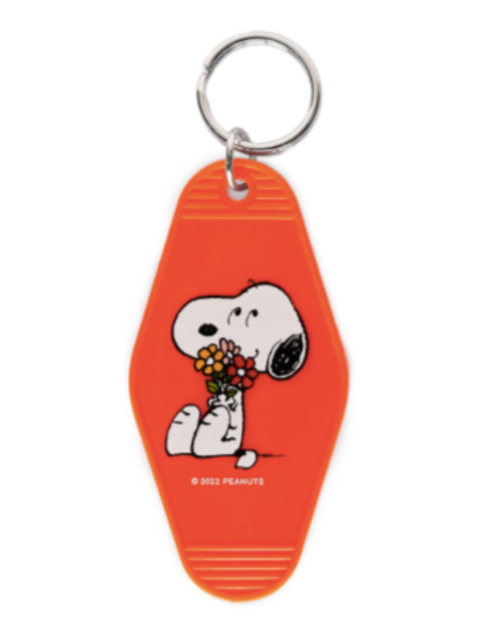 3P4 x Peanuts® - Snoopy Flower Bouquet Key Tag