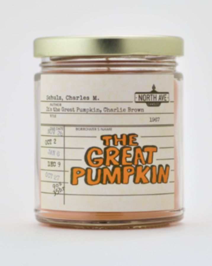 Book Candle / The Great Pumpkin / Halloween Candle / Autumn