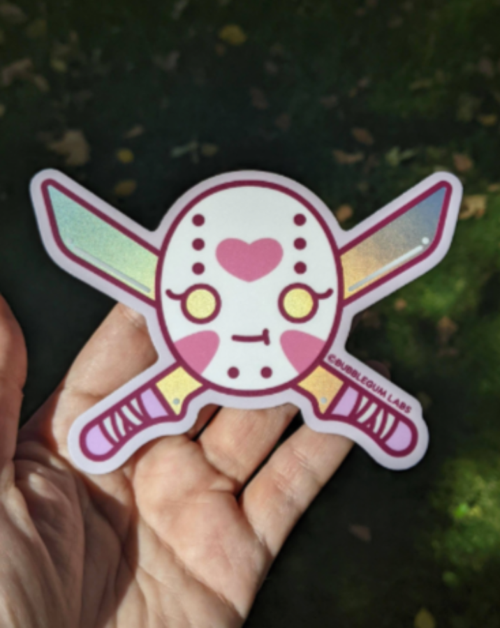 Vinyl Sticker - Kawaii Slasher Emblem (XL version)