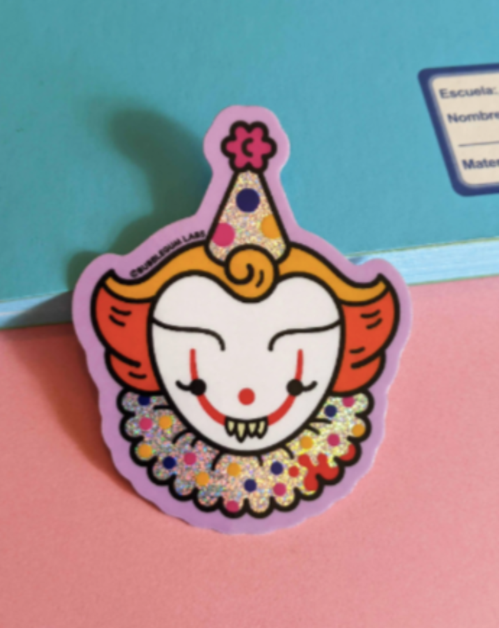 Vinyl Sticker - Creepy Cute Birthday Clown
