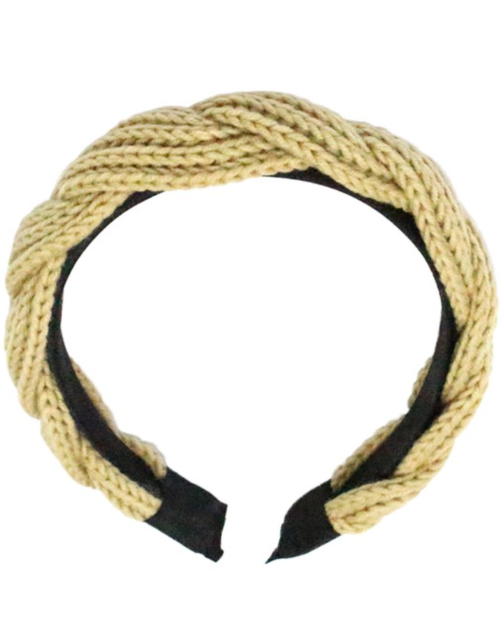 Sweater Knit Twisted Knit Headband