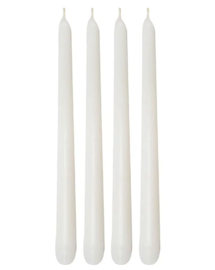 White Taper Candle