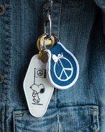 3P4 x Peanuts® - Snoopy Peace Movement Key Tag