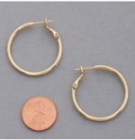 Basic Thin Hoop Earring
