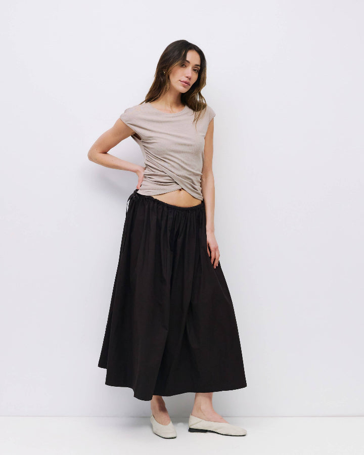 Taupe Archer Top