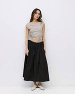 Taupe Archer Top