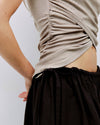 Taupe Archer Top