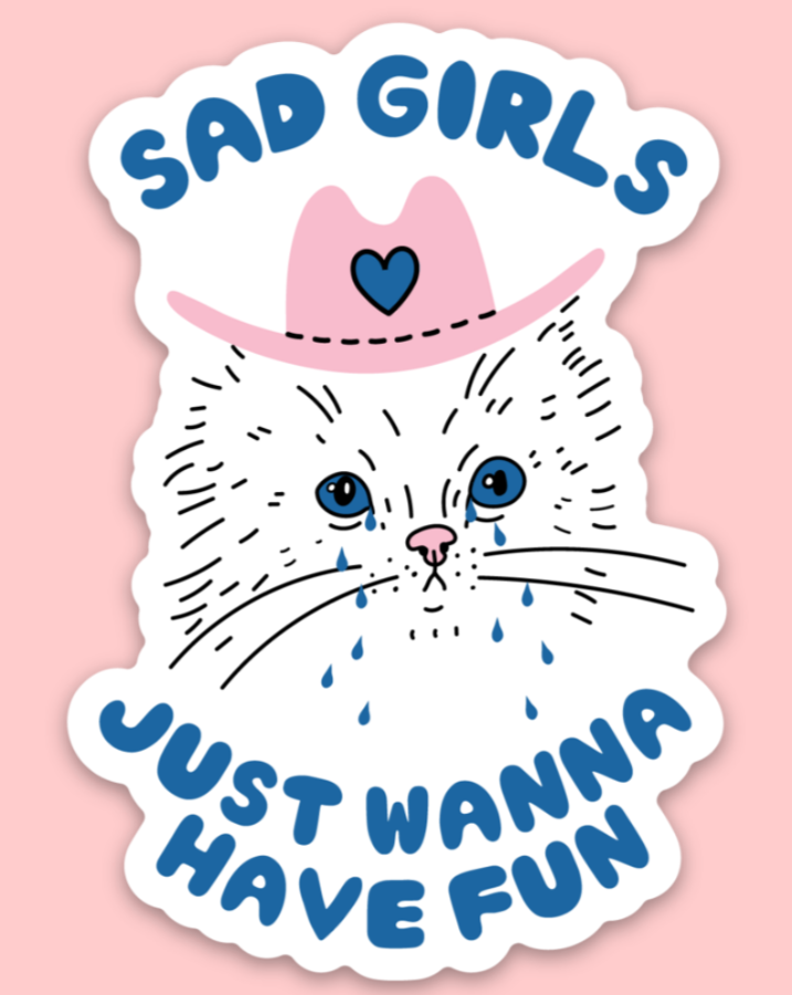 Sad Girls Sticker