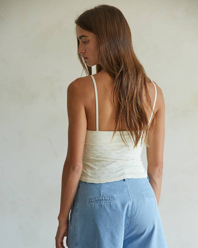 Sally Eyelet Cami