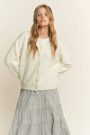 Cozy Ivory  Knit Cardigan
