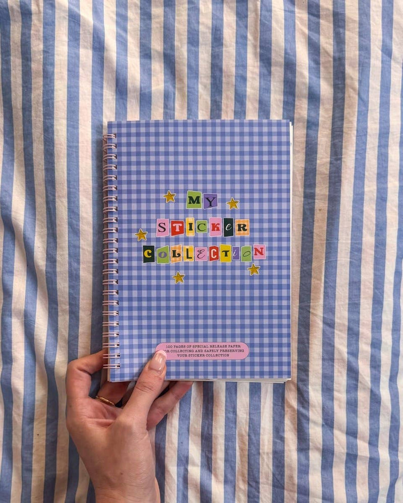 Sticker Collection Album- Reusable Release Book