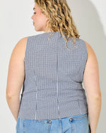 Black Gingham Picnic Top