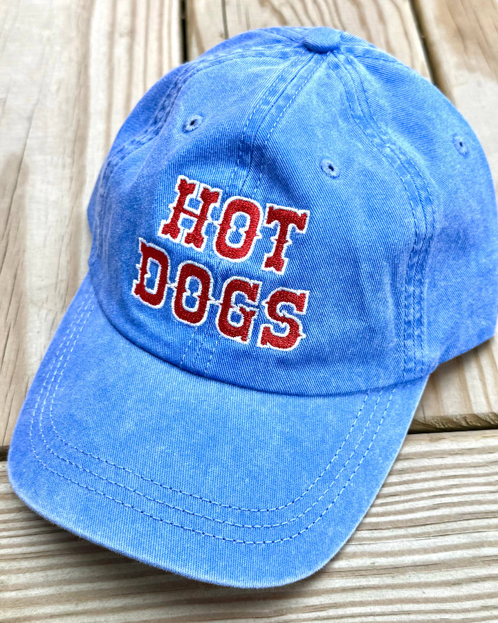 Blue Hot dogs Baseball Cap