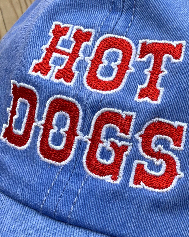 Blue Hot dogs Baseball Cap