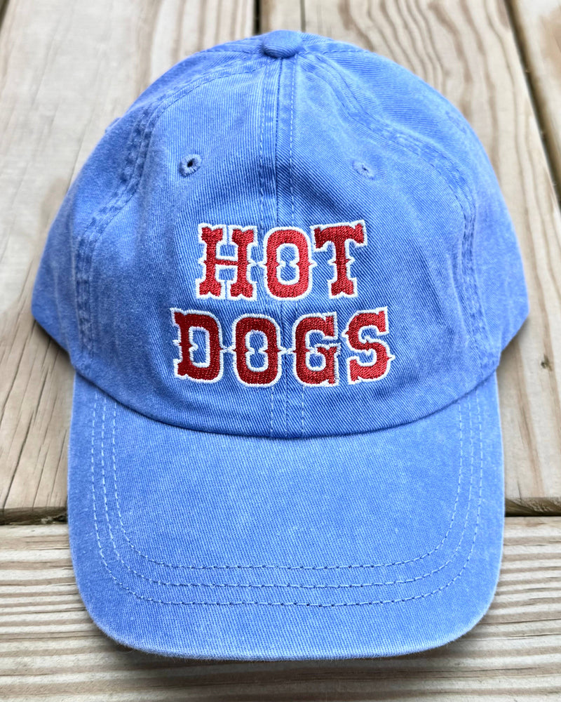 Blue Hot dogs Baseball Cap