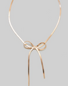 Gold Bow Necklace