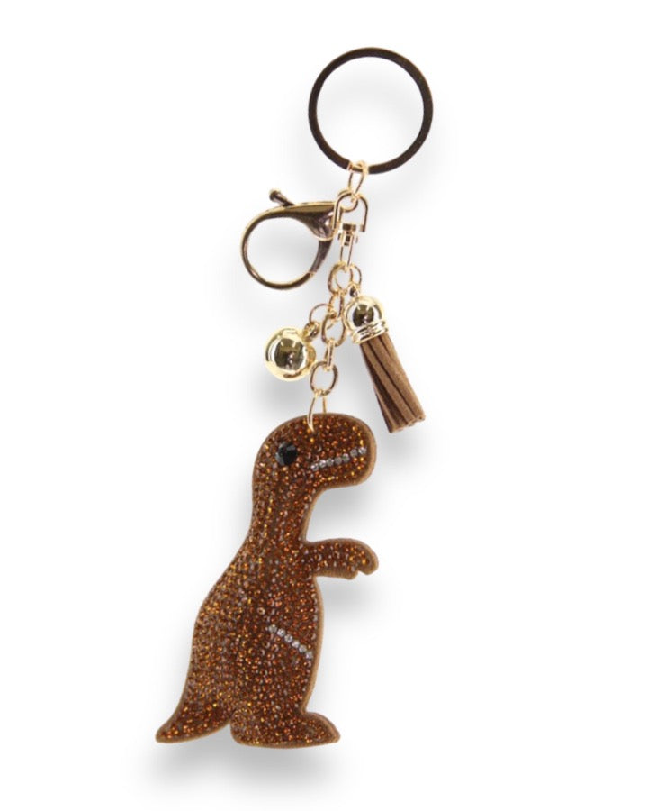 Sparkle T-Rex Keychain/Bag Charm