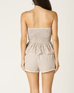 Espresso Plaid Mini Shorts