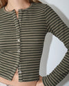 Emma Striped Button Down Top