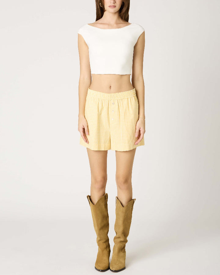 Butter Gingham Shorts