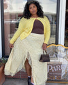 Butter Floral Ruffle Maxi Skirt
