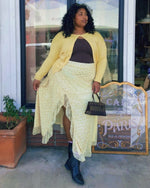 Butter Floral Ruffle Maxi Skirt