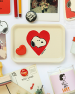 3P4 x Peanuts® - Snoopy Heart Vintage-Style Tray