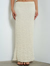 Vanilla Textured Maxi Skirt