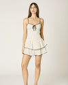 Polka Dot Ruffle Mini Dress