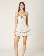 Polka Dot Ruffle Mini Dress