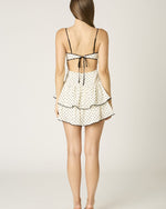 Polka Dot Ruffle Mini Dress