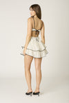 Polka Dot Ruffle Mini Dress
