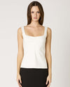 White Pleated Top