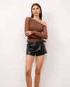 Alessia Asymmetrical Mesh Top
