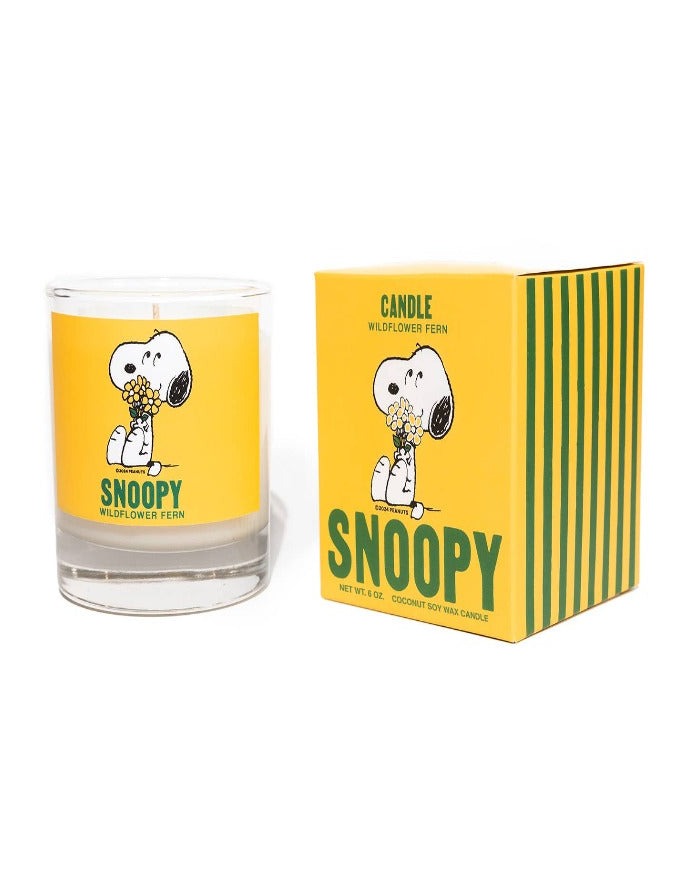 3P4 x Peanuts® Candle - Snoopy Bouquet (Wildflower Fern)