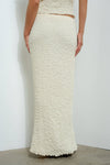 Vanilla Textured Maxi Skirt