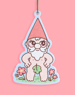 Naked Gnome Woodland Funny Scented Car Air Freshener