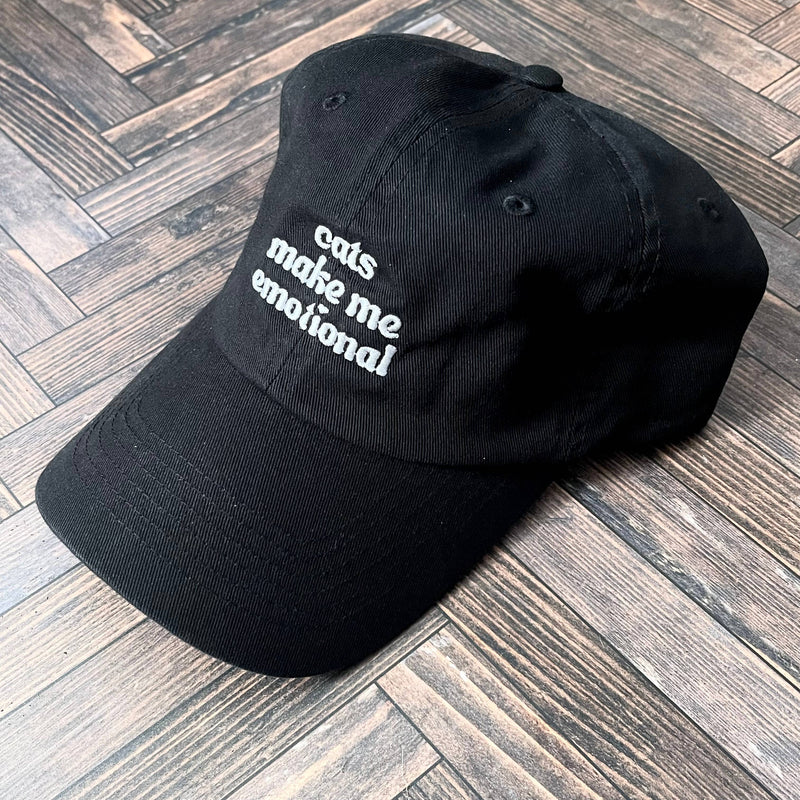 Cats Make Me Emotional Dad Hat