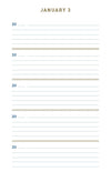 Denim One Line A Day